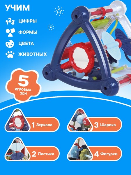 Бизиборд Zabiaka Игровой центр для малышей / 10780068