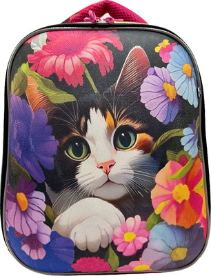 

Школьный рюкзак, Кот в цветах / 73550