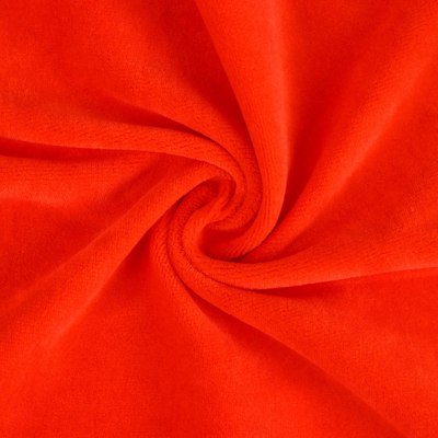 Ткань для творчества Страна Карнавалия Лоскут. Велюр на трикотажной основе / 5181953 (красный) -