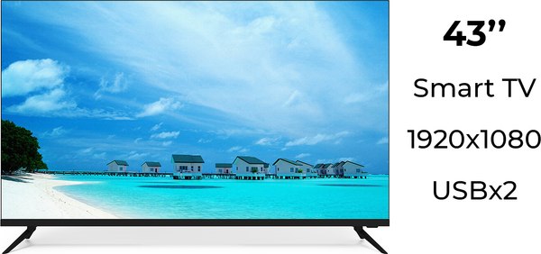 Телевизор Витязь 43" 43LF1220