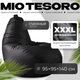 Бескаркасное кресло Mio Tesoro Груша XXXL / GF-140x95-CH (черный) - 