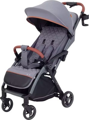 Детская прогулочная коляска MOWbaby Атом / MB200 (Grey) -