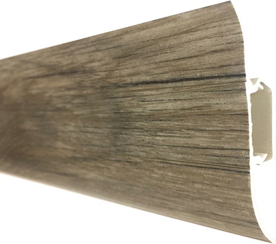 Плинтус LinePlast ПВХ 58мм L020 (2.2м, дуб грейсланд) - 