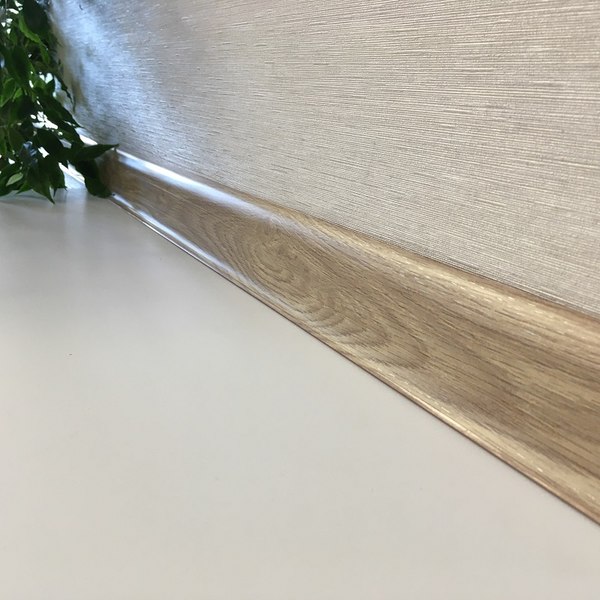 Плинтус LinePlast ПВХ 58мм L063 (2.2м, дуб паркетный)