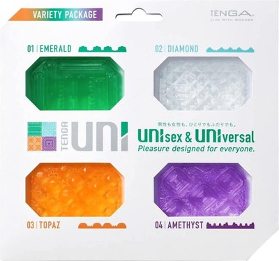 Набор мастурбаторов Tenga Uni Variety Pack / UNI-VP01(26) - 