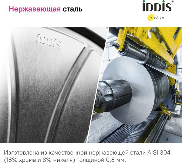 Купить Мойка кухонная IDDIS Mate MAT44GMi77 в Гродно