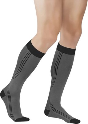 Гольфы компрессионные Tonus Elast 0401 Active 1кк Рост 2 Р5 (серый/черный) - 