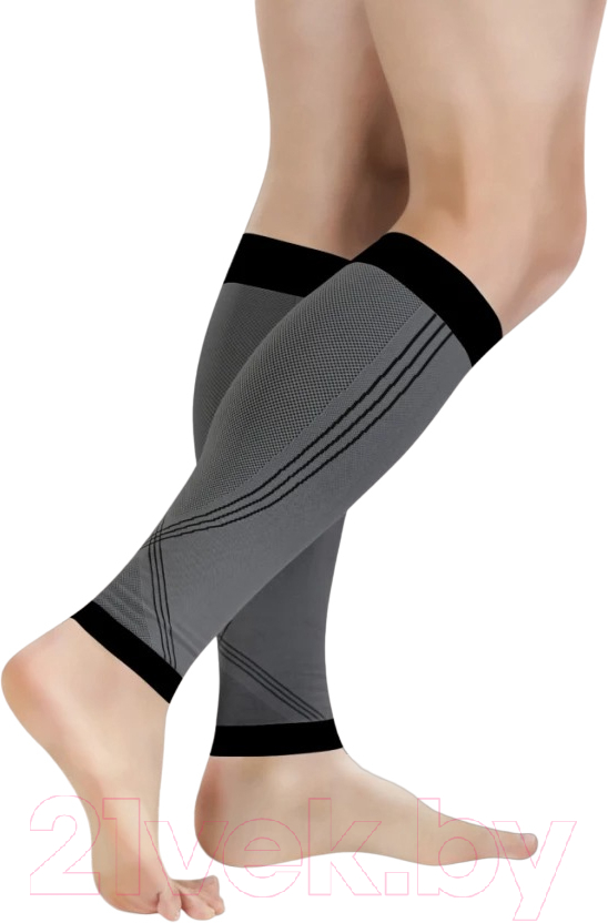 Гетры спортивные Tonus Elast 0408-01 Active 1кк Рост 1 Р2 (серый/черный)