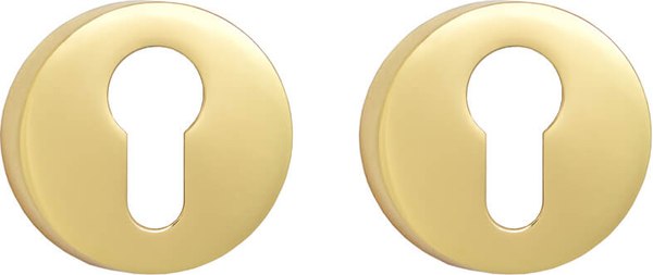 Накладка на цилиндр VELA Prima DPC-Round-G (золотистый)