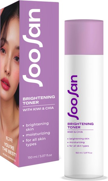Тонер для лица Soosan Brightening with Kiwi & Chia (150мл)