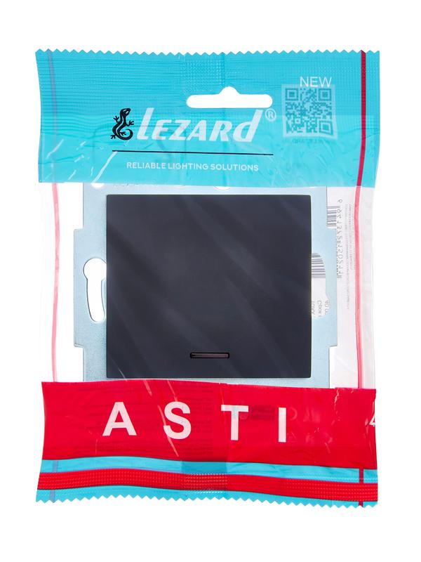 Выключатель Lezard Asti 7081-4288-111 (черный бархат) — фото 4