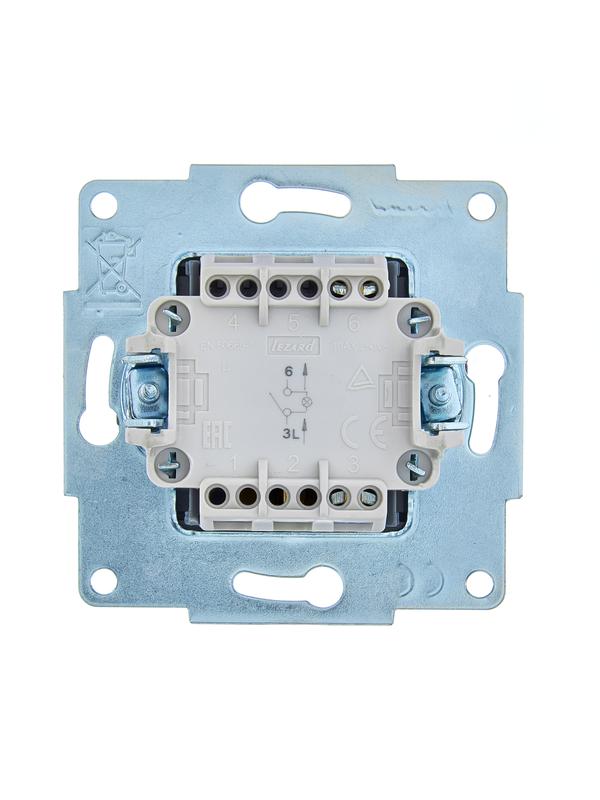 Выключатель Lezard Asti 7081-4288-111 (черный бархат) — фото 3