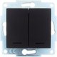 Выключатель Lezard Asti 7081-4288-112 (черный бархат) - 