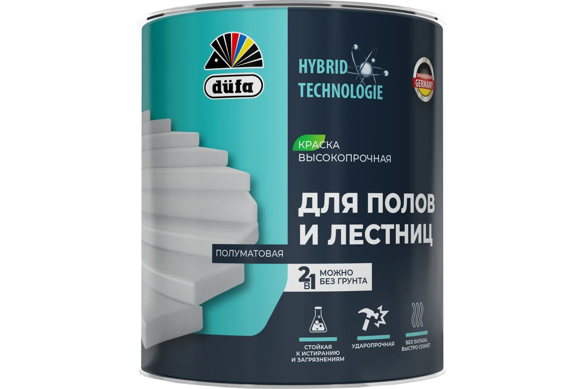 Краска Dufa Для полов и лестниц База 1 (2л)