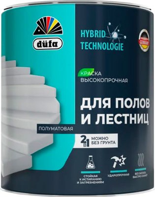 Краска Dufa Для полов и лестниц База 3 (1.75л) - 