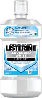 Ополаскиватель для полости рта Listerine Advanced White Экспертное отбеливание (500мл) -