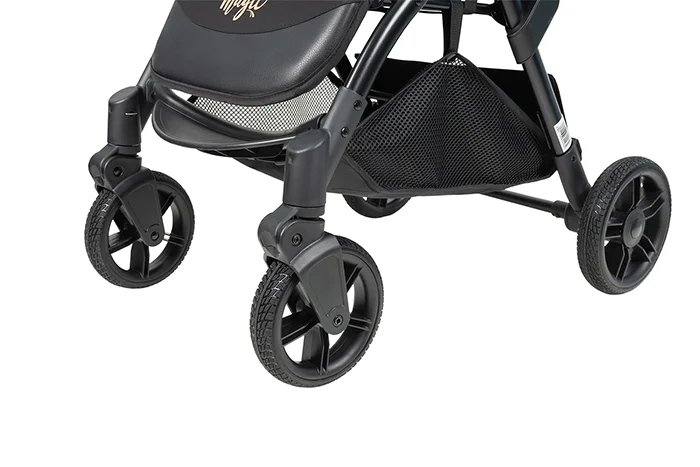 Детская прогулочная коляска Farfello Magic FM-03 (черный) — фото 10