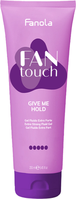 

Гель для укладки волос, Fan Touch Give Me Hold экстрасильной фиксации