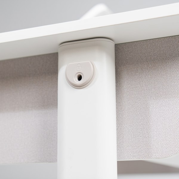 Парта Ergosmart Caravel Mini с книжной полкой Wooden space S