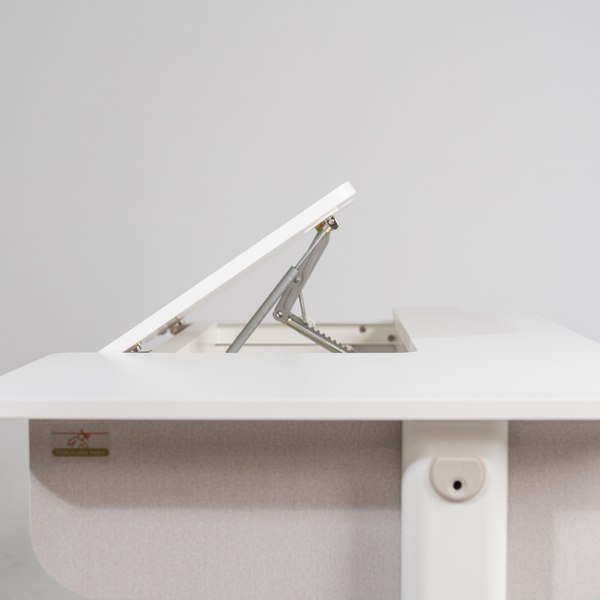 Парта Ergosmart Caravel Mini с книжной полкой Wooden space S