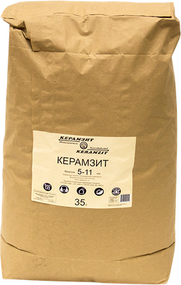 

Керамзит, Фасованный 5/11мм 0.035м.куб