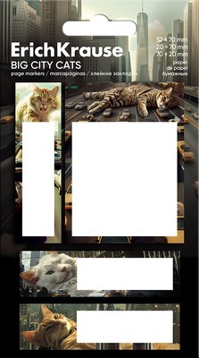 

Стикеры канцелярские, Big City Cats / 63794