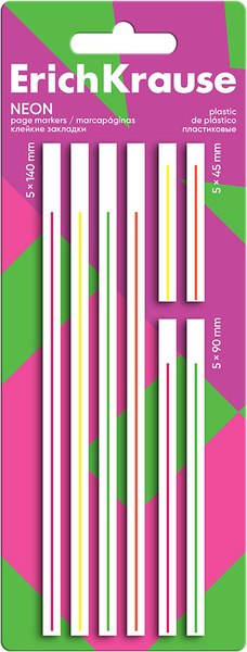 Стикеры канцелярские Erich Krause Neon / 63668
