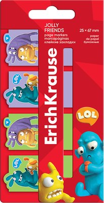 

Стикеры канцелярские, Jolly Friends / 63179