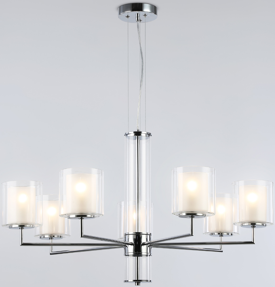Люстра Ambrella LH56003/7 СH/FR (хром/белый матовый)