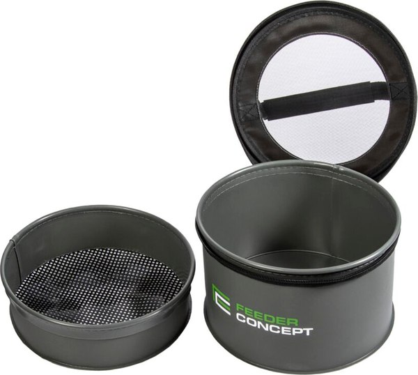 Ведро рыболовное Feeder Concept Eva Maggot Set / FC118B (7л)