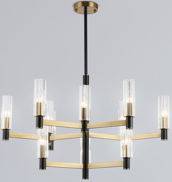 Люстра Ambrella LH55515/12 BK/BS/CL