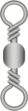 Набор вертлюгов рыболовных Lucky John Pro Series Barrel 007 / LJP5106-007 (7шт) - 