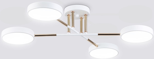 Люстра Ambrella FL516331/4 WH/FGD