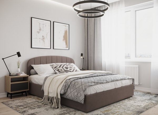 Купить Двуспальная кровать Moon Family 1262 / MF012757 в Витебске