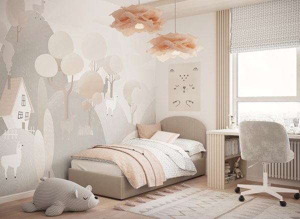 Купить Односпальная кровать Moon Family 1262 / MF012908 в Бобруйске