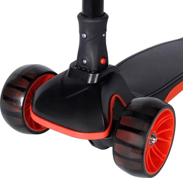 Самокат детский Novatrack RainBow / 120BB.RAINBOW.BRD25 (черный/красный)