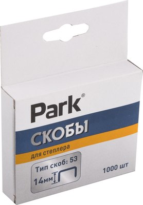 Скобы канцелярские Park 053 14мм / 9178 (1000шт) - 