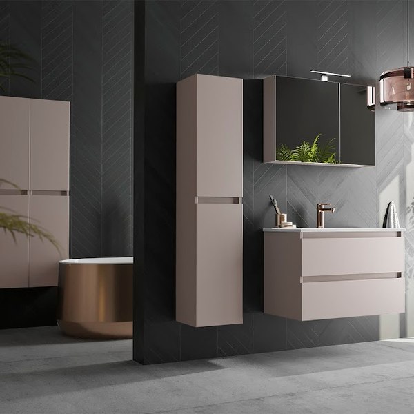 Тумба под умывальник Lauter Mia 80 (кашемир)