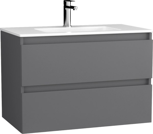 Тумба под умывальник Lauter Mia 80 (графит)