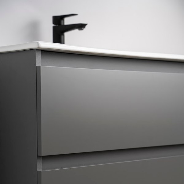 Тумба под умывальник Lauter Mia 80 (графит)