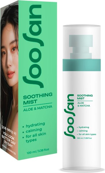 Спрей для лица Soosan Soothing Mist with Aloe & Matcha (100мл)