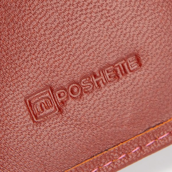 Обложка на паспорт Poshete 604-118M-GNG (рыжий)