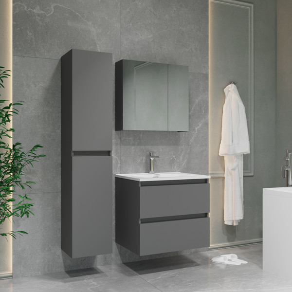 Купить Шкаф с зеркалом для ванной Lauter Mia 60 в Гомеле