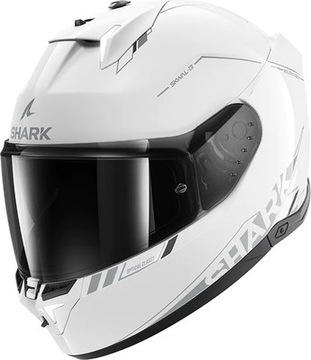 Мотошлем Shark Helmets Skwal i3 Blank Sp (р. S, белый) - 