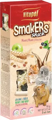

Лакомство для грызунов, Smakers зерновые палочки с мюслями / ZVP-1137