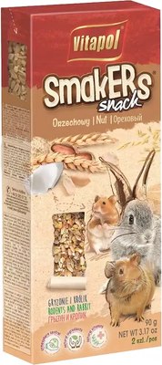 

Лакомство для грызунов, Smakers зерновые палочки с орехами / ZVP-1106