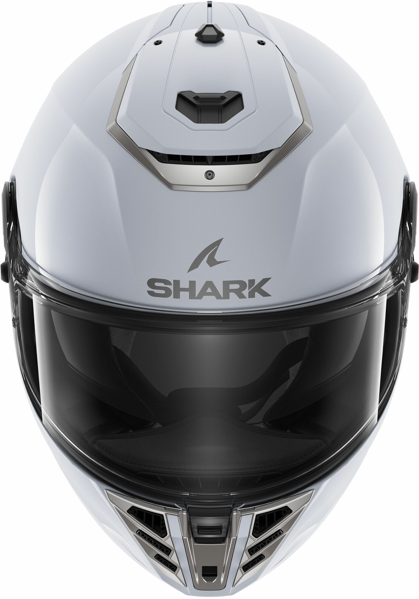 Мотошлем Shark Helmets Spartan Rs Blank (р. XL, белый/серебристый) — фото 2