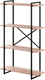 Стеллаж Gutta 4 полки 151x92x34 (эвок/черный) - 