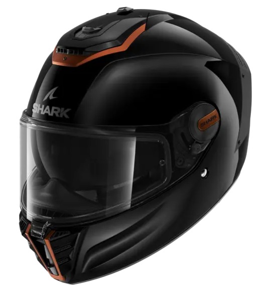 Мотошлем Shark Helmets Spartan Rs Blank Sp (р. L, черный/коричневый)