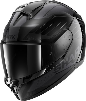 Мотошлем Shark Helmets Ridill 2 Bersek (р. XL, черный/серый) - 